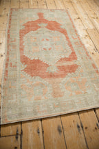 3x6 Vintage Distressed Oushak Rug Runner