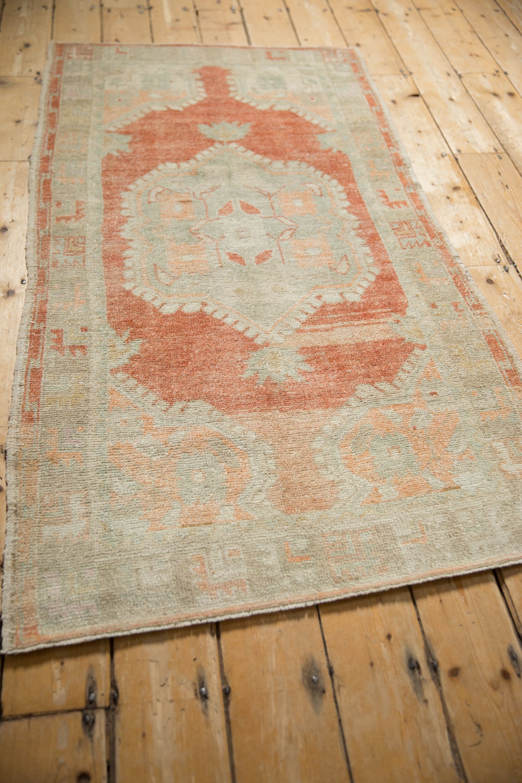 3x6 Vintage Distressed Oushak Rug Runner