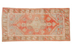 2.5x5 Vintage Distressed Oushak Rug Runner