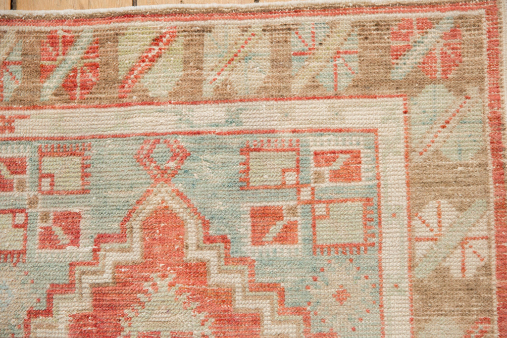 2.5x5 Vintage Distressed Oushak Rug Runner