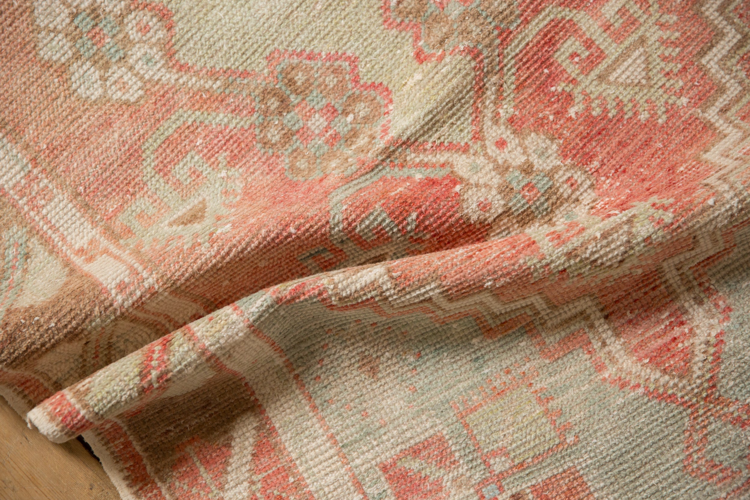 2.5x5 Vintage Distressed Oushak Rug Runner