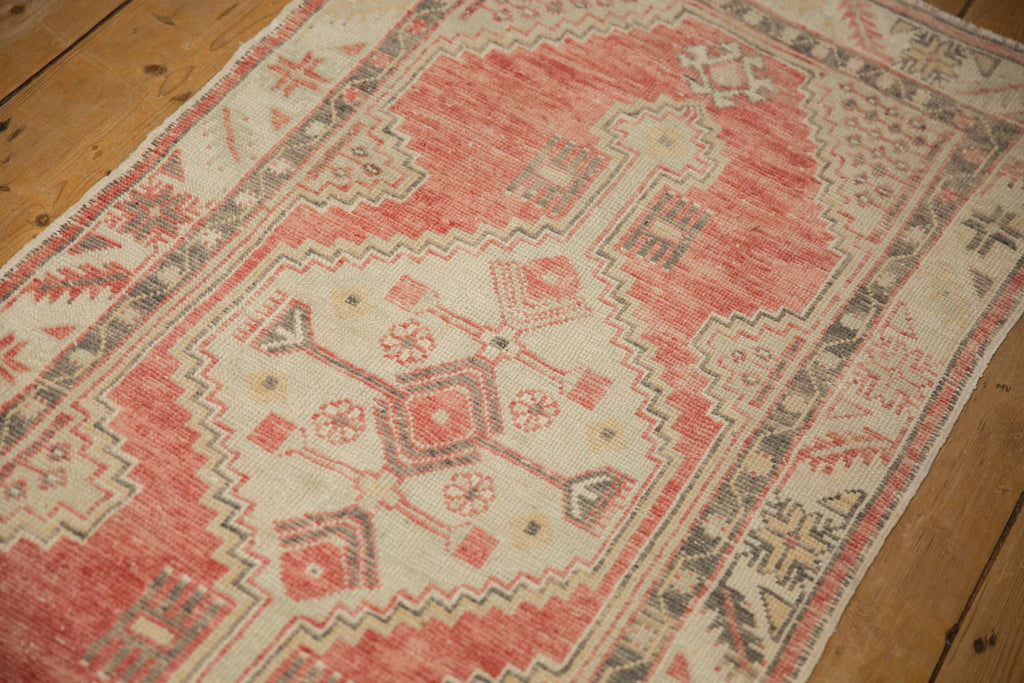 2.5x5 Vintage Distressed Oushak Rug Runner