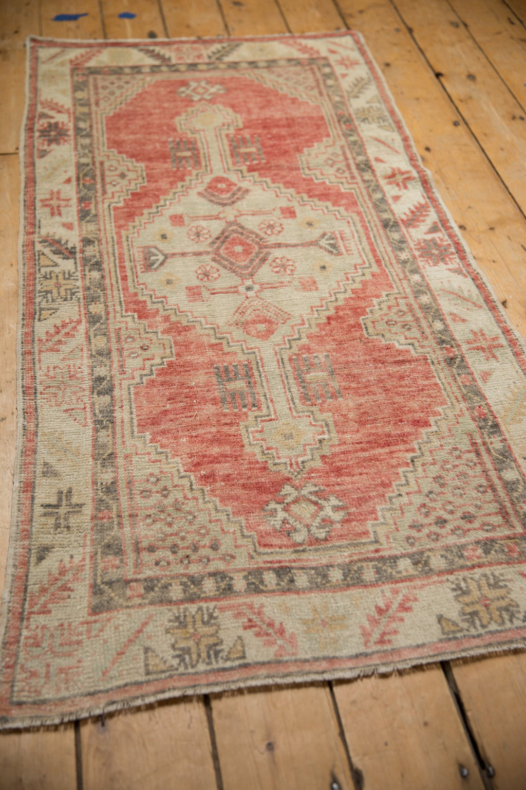 2.5x5 Vintage Distressed Oushak Rug Runner