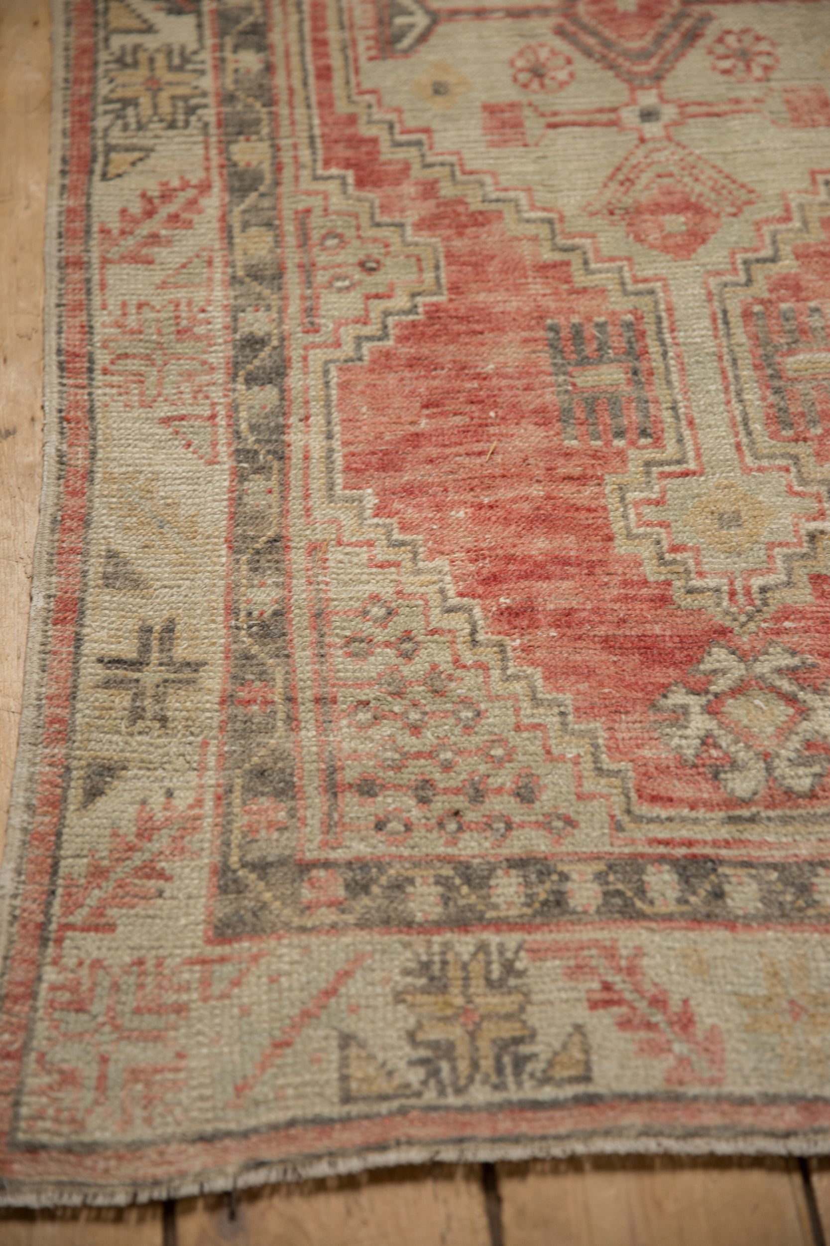 2.5x5 Vintage Distressed Oushak Rug Runner