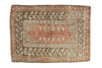3x4 Vintage Distressed Melas Square Rug