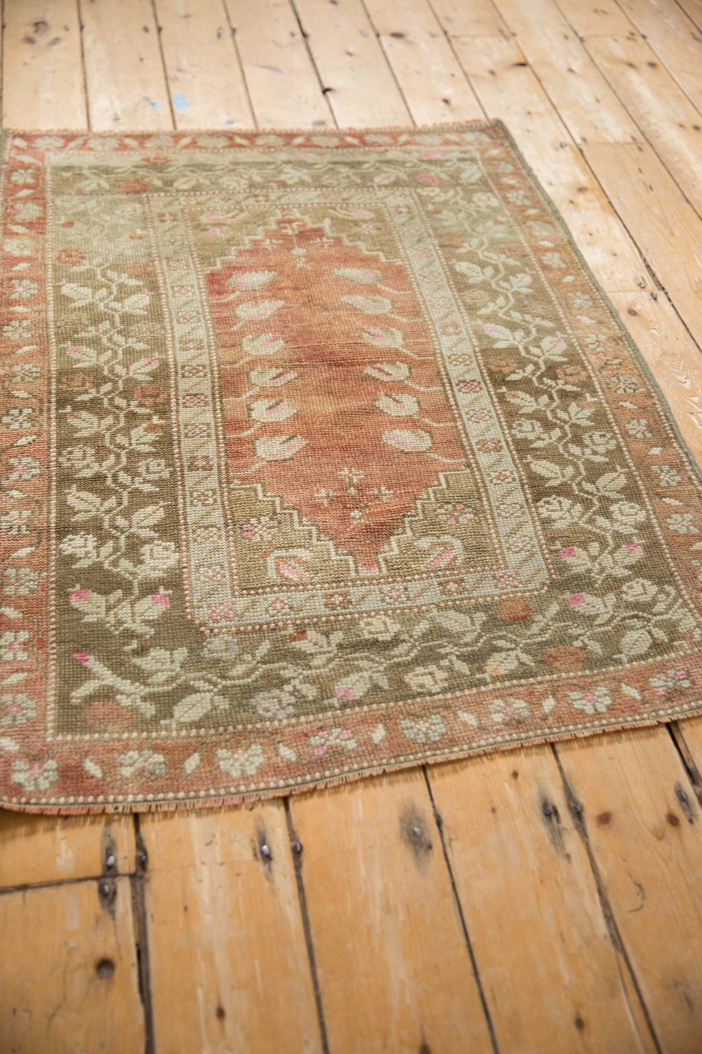 3x4 Vintage Distressed Melas Square Rug