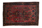 4x6.5 Antique Fine Sarouk Rug