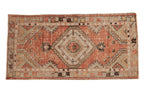 2.5x5.5 Vintage Distressed Oushak Rug Runner