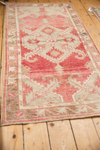 2.5x5.5 Vintage Distressed Oushak Rug Runner