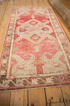 2.5x5.5 Vintage Distressed Oushak Rug Runner