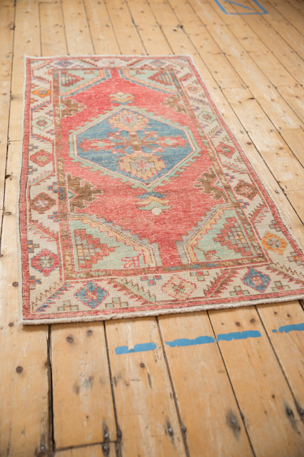 3x5.5 Vintage Distressed Oushak Rug