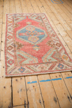 3x5.5 Vintage Distressed Oushak Rug