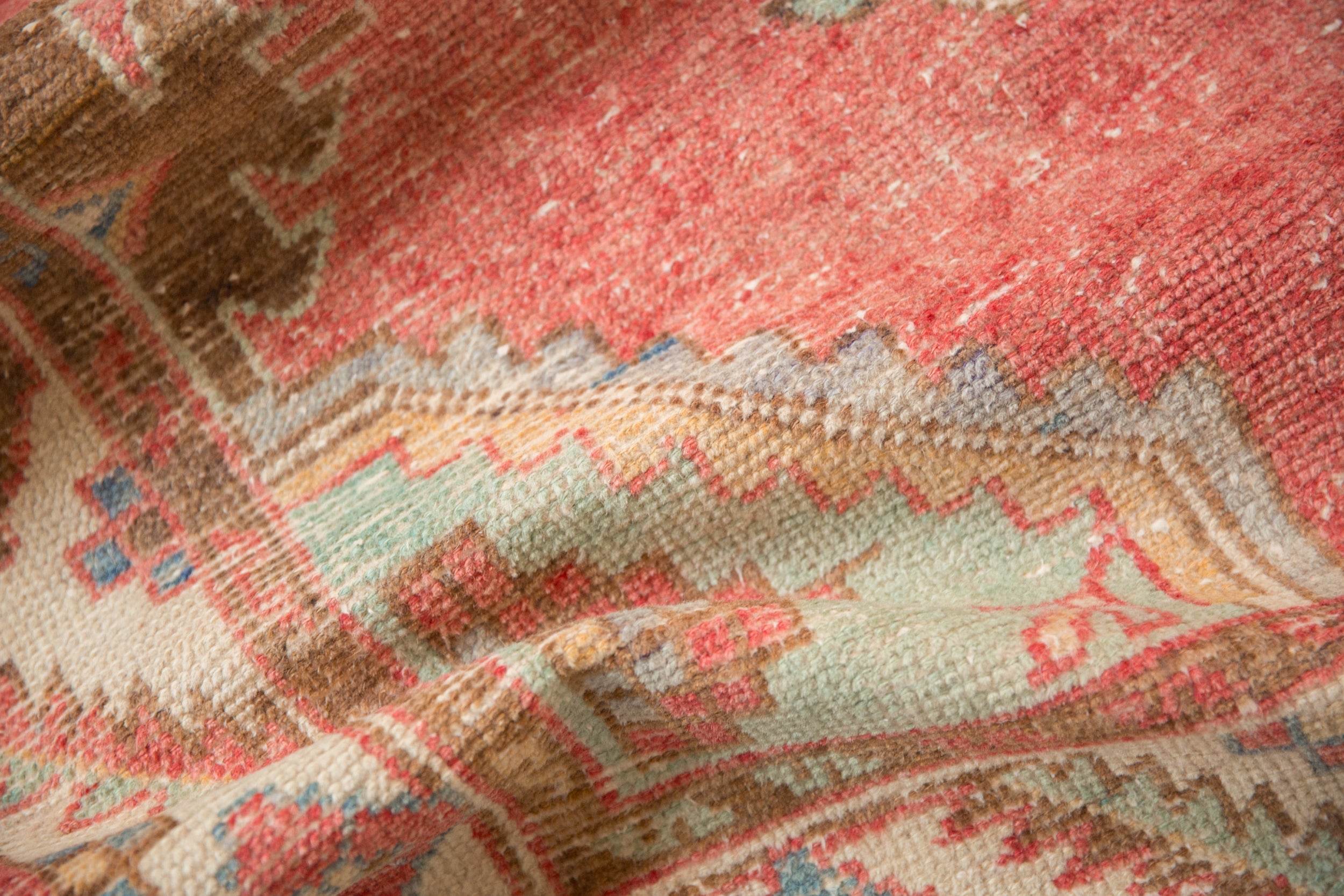 3x5.5 Vintage Distressed Oushak Rug