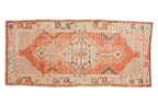 2.5x5.5 Vintage Distressed Oushak Rug Runner