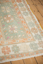 3x5 Vintage Distressed Oushak Rug