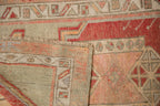2.5x3 Vintage Distressed Oushak Square Rug
