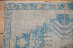 2.5x3 Distressed Oushak Square Rug