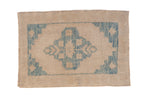 2.5x3.5 Distressed Oushak Rug