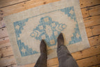 2.5x3.5 Distressed Oushak Rug