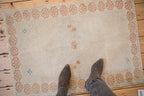 2.5x3.5 Distressed Oushak Rug