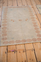 2.5x3.5 Distressed Oushak Rug