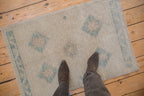 2x3.5 Distressed Oushak Rug