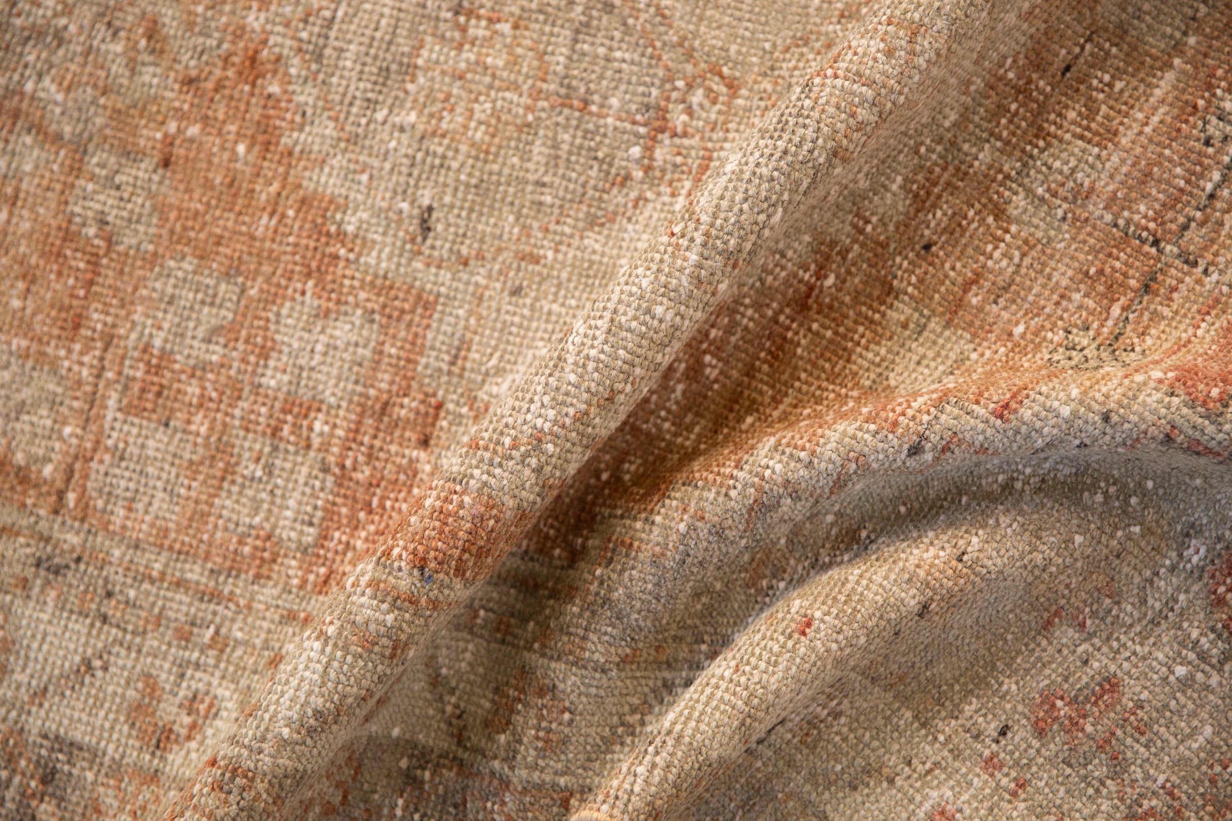 2.5x9 Vintage Distressed Oushak Rug Runner