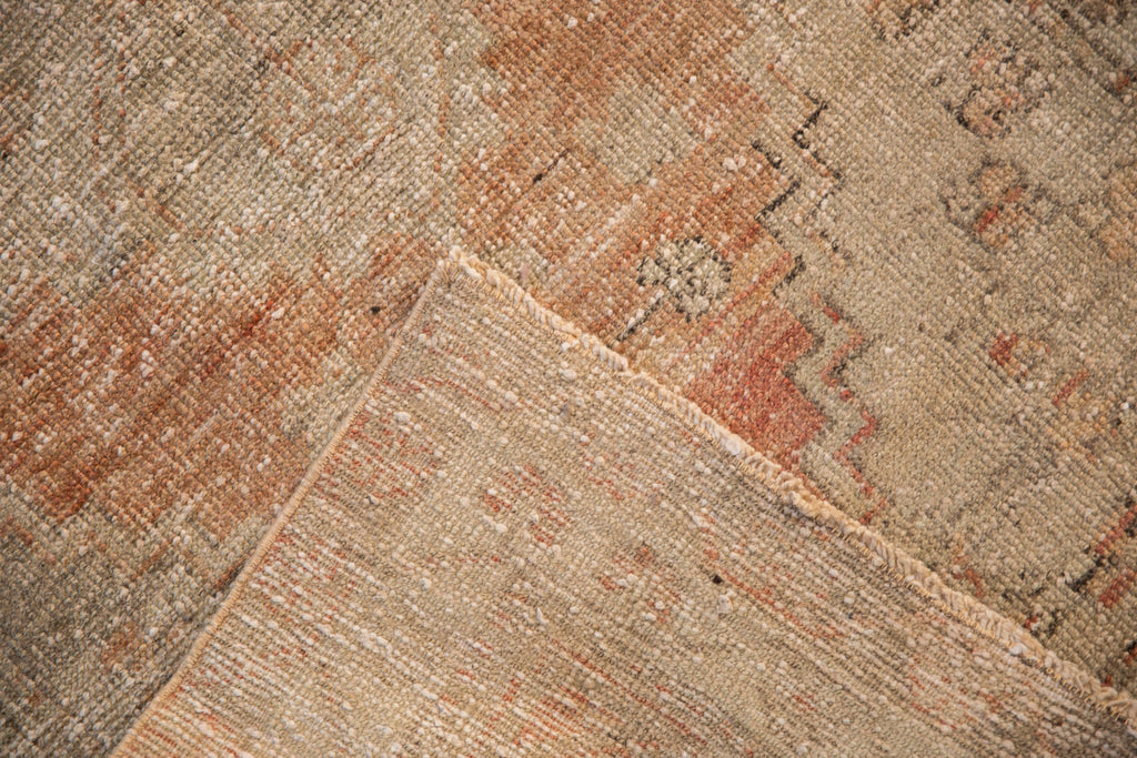 2.5x9 Vintage Distressed Oushak Rug Runner