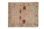 2.5x3 Vintage Distressed Oushak Square Rug