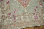 3x4.5 Vintage Distressed Oushak Rug
