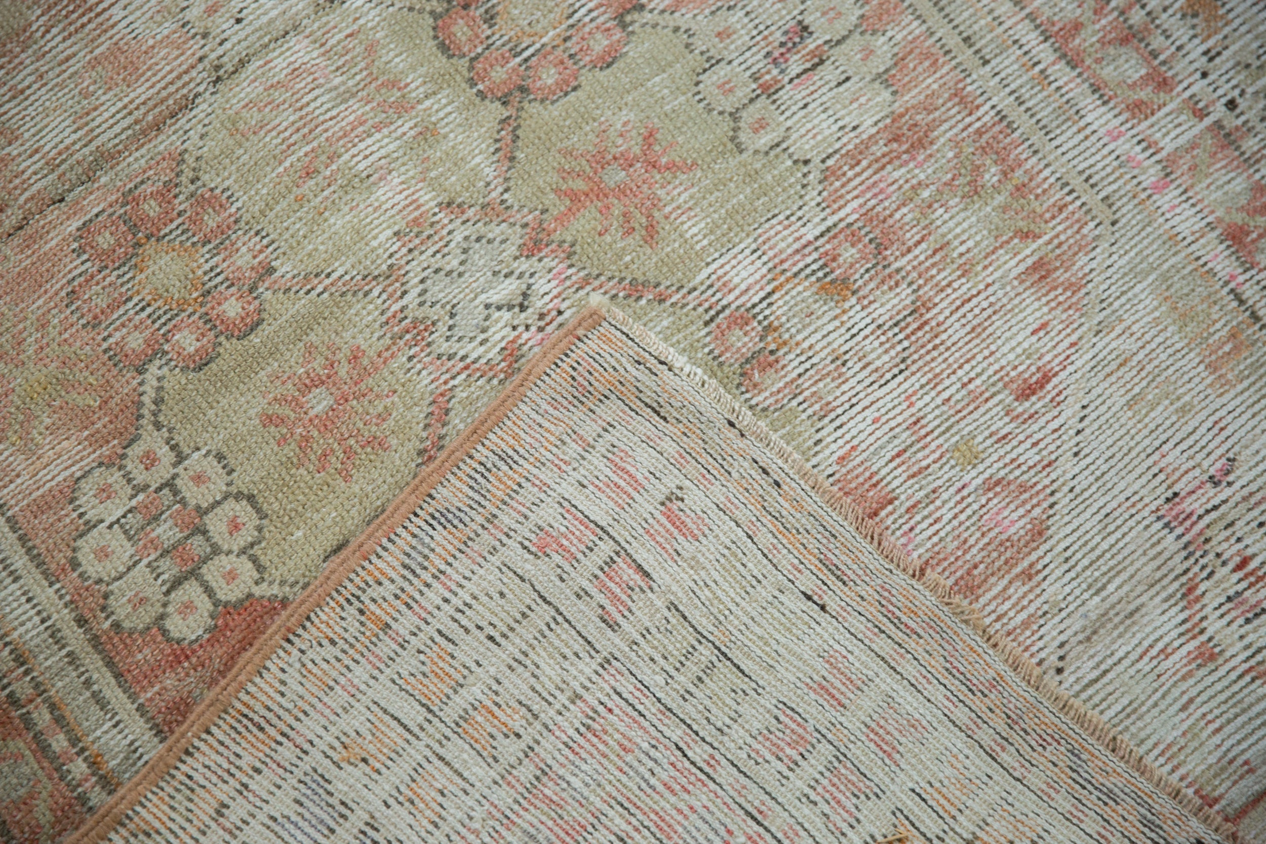 3x4 Vintage Distressed Oushak Square Rug