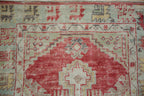 2.5x4.5 Vintage Distressed Oushak Rug