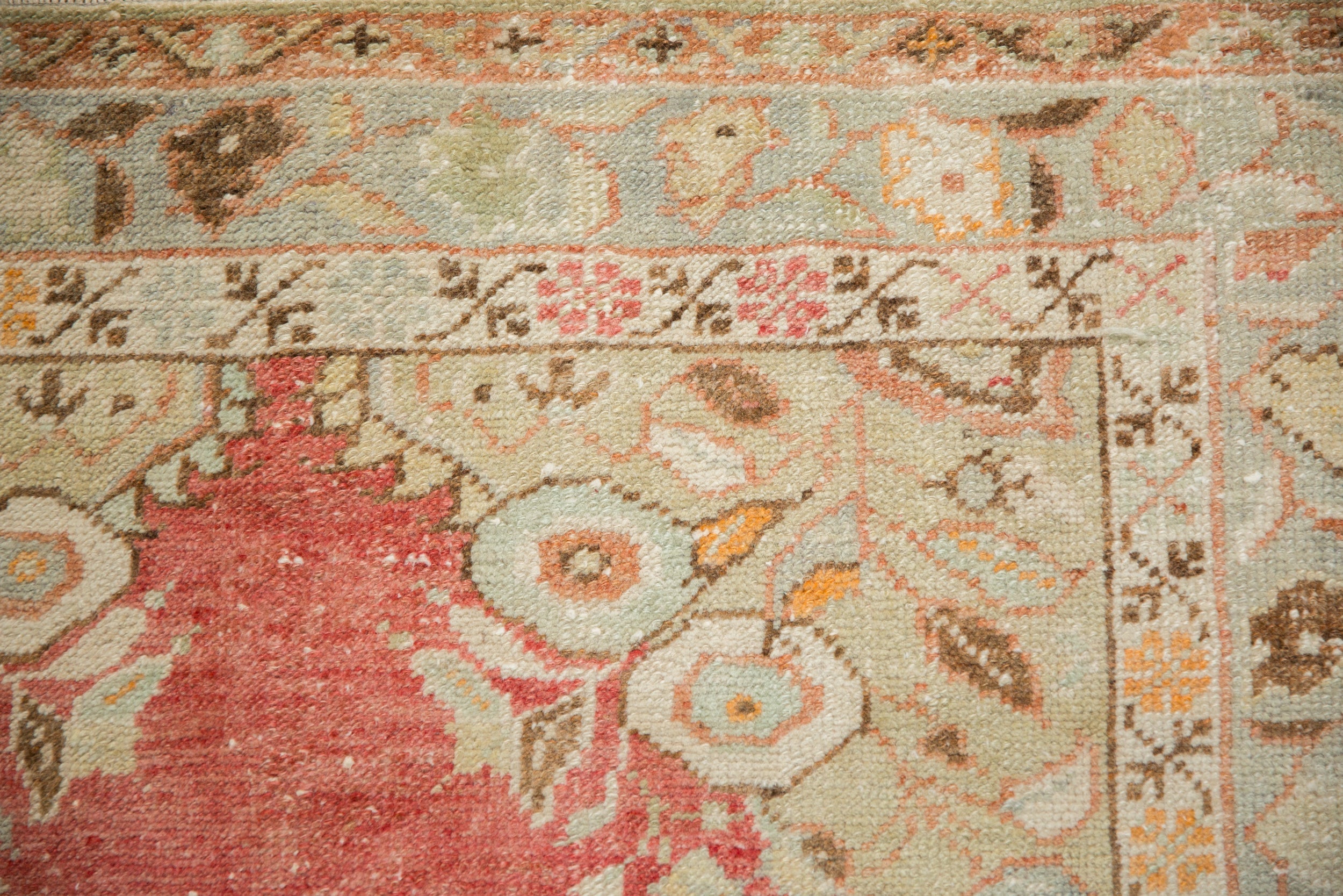 3.5x6 Vintage Distressed Oushak Rug