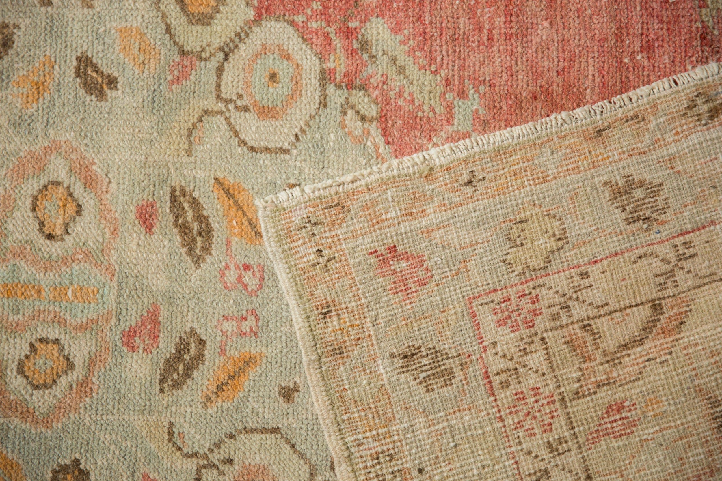 3.5x6 Vintage Distressed Oushak Rug
