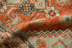 2.5x5 Vintage Distressed Oushak Rug Runner