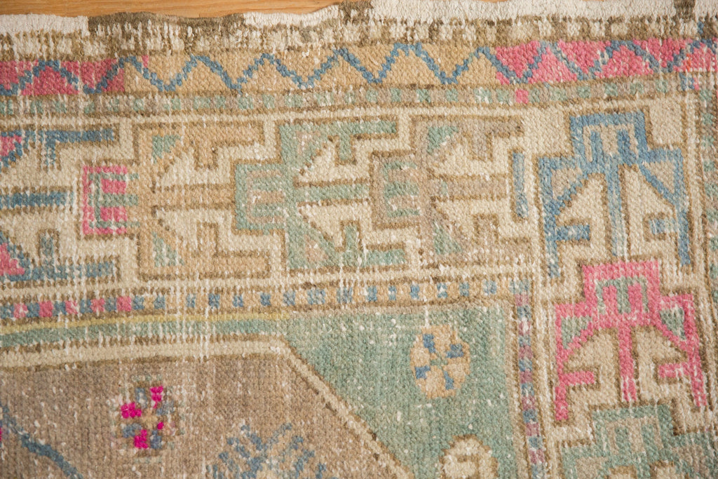 2.5x4.5 Vintage Distressed Oushak Rug