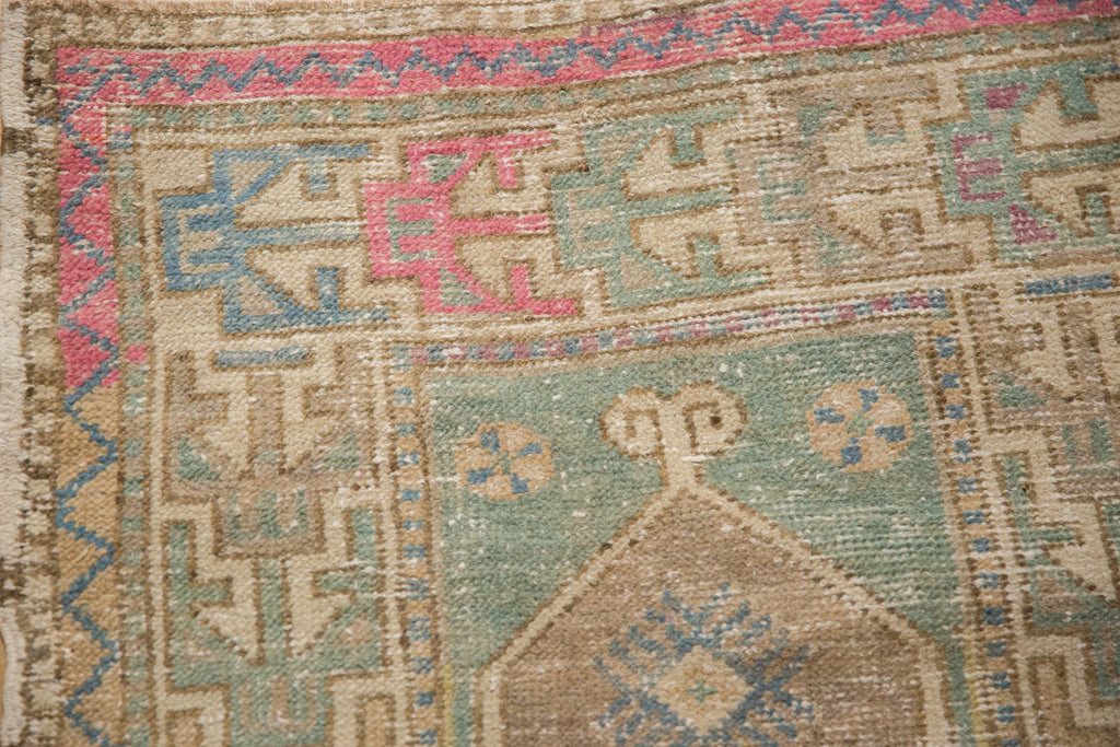 2.5x4.5 Vintage Distressed Oushak Rug