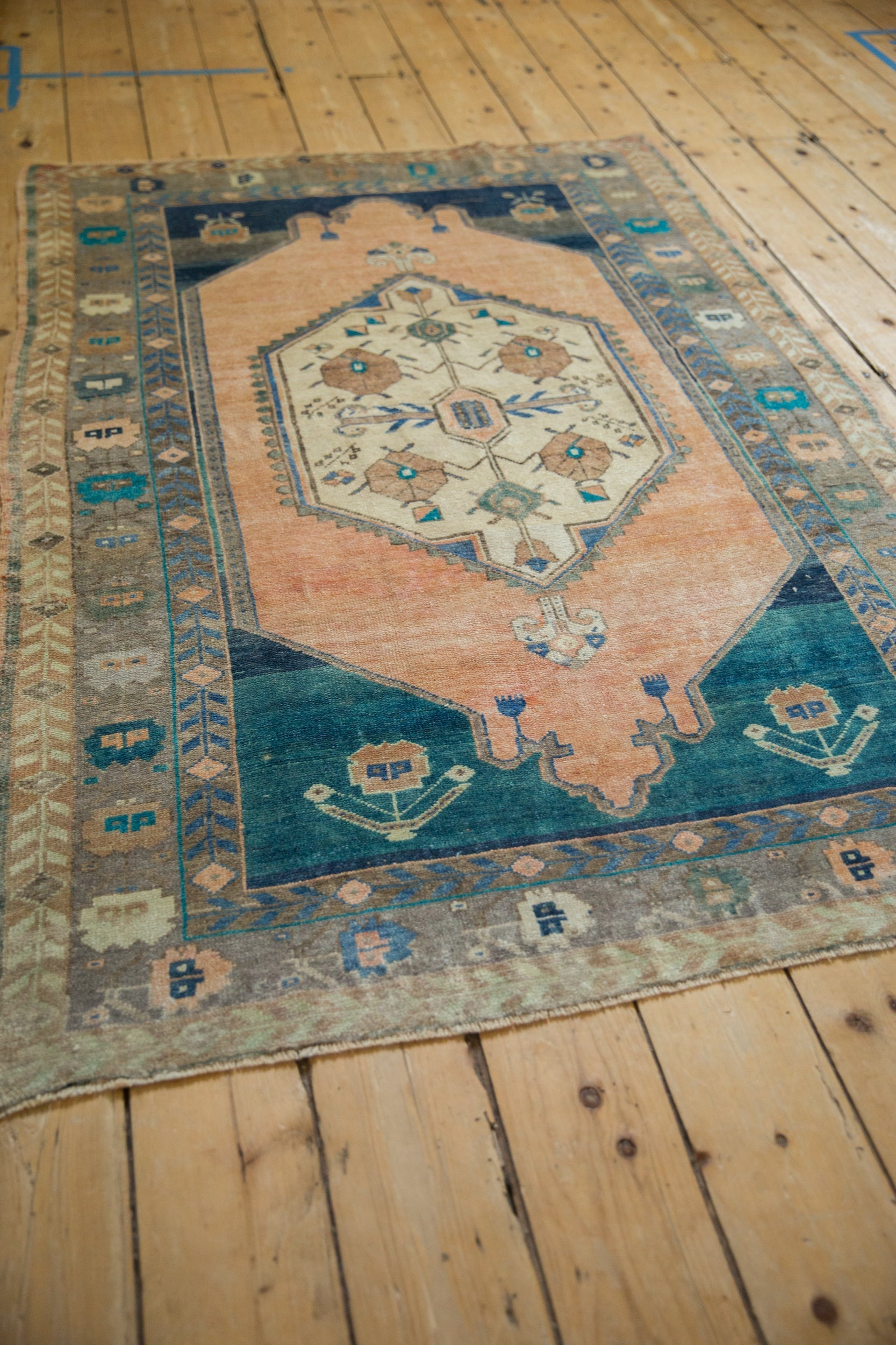 4x6 Vintage Distressed Oushak Rug