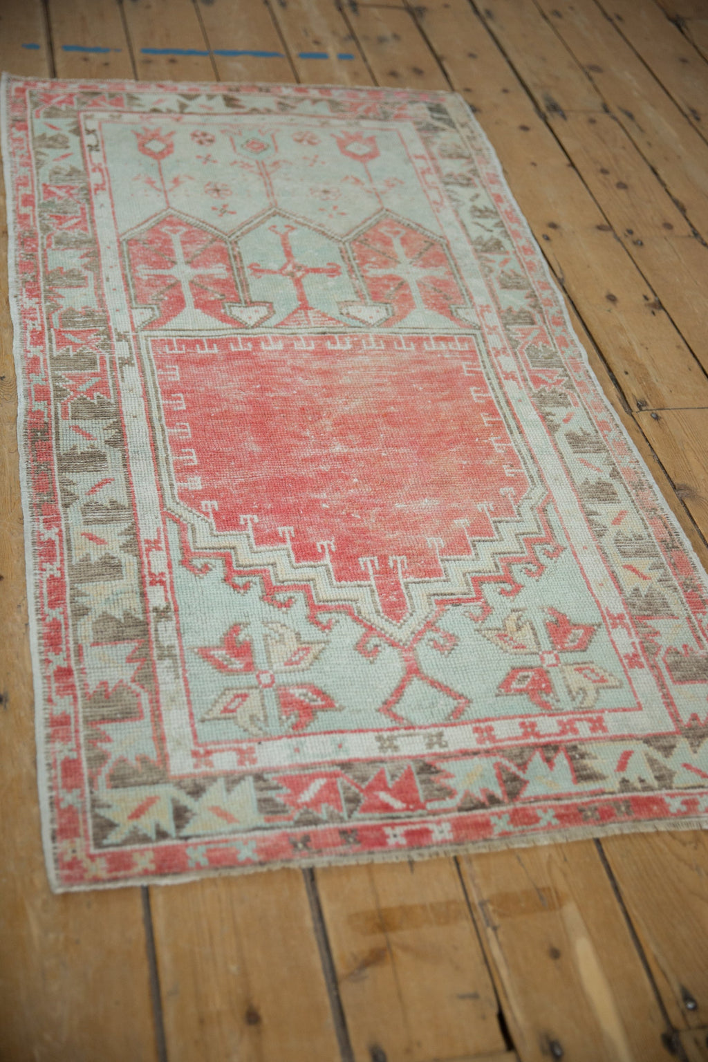 2.5x5 Vintage Distressed Oushak Rug Runner