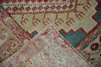3.5x5.5 Vintage Distressed Anatolian Rug