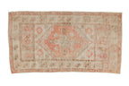 2.5x5 Vintage Distressed Oushak Rug Runner