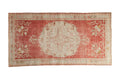 2.5x5.5 Vintage Distressed Oushak Rug Runner