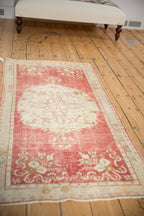 2.5x5.5 Vintage Distressed Oushak Rug Runner