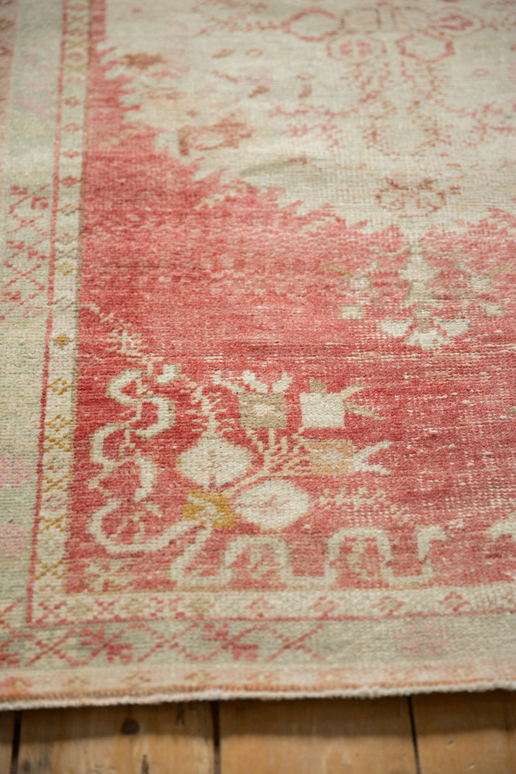 2.5x5.5 Vintage Distressed Oushak Rug Runner