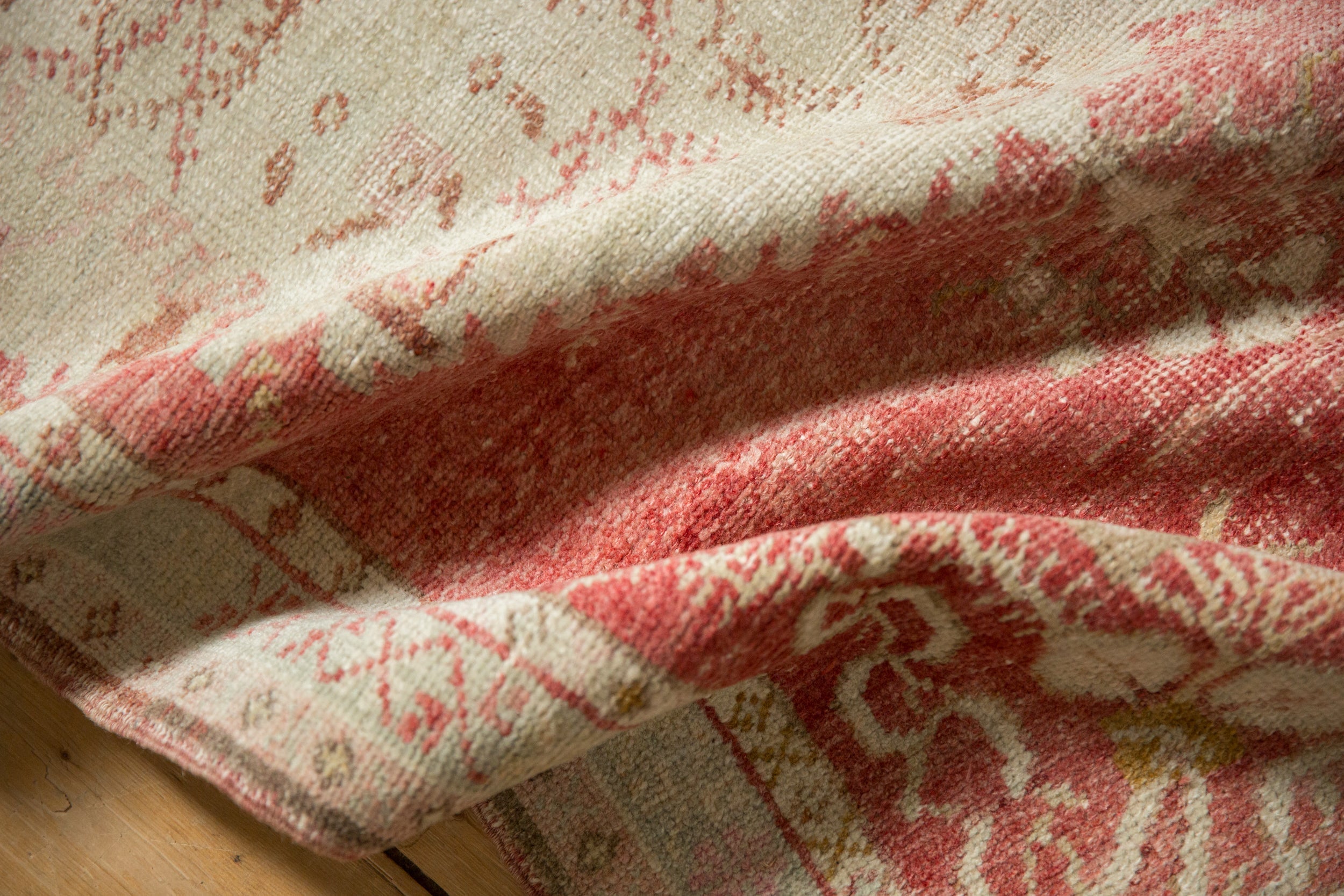 2.5x5.5 Vintage Distressed Oushak Rug Runner
