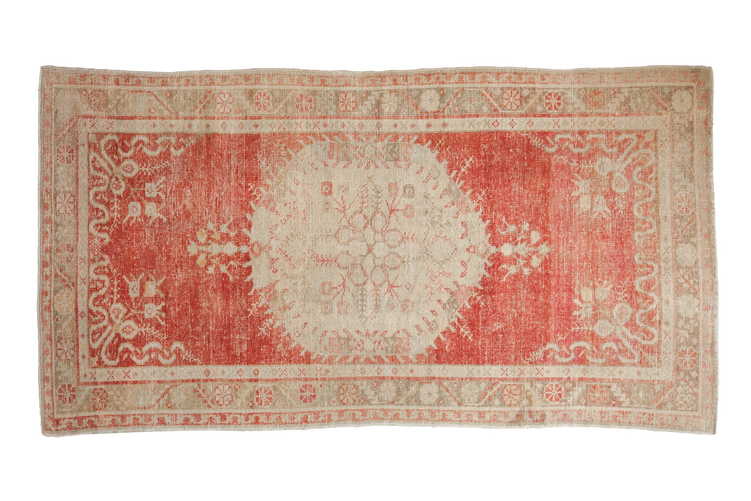 3.5x6 Vintage Distressed Oushak Rug