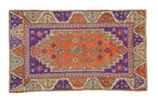 2.5x4 Vintage Distressed Oushak Rug