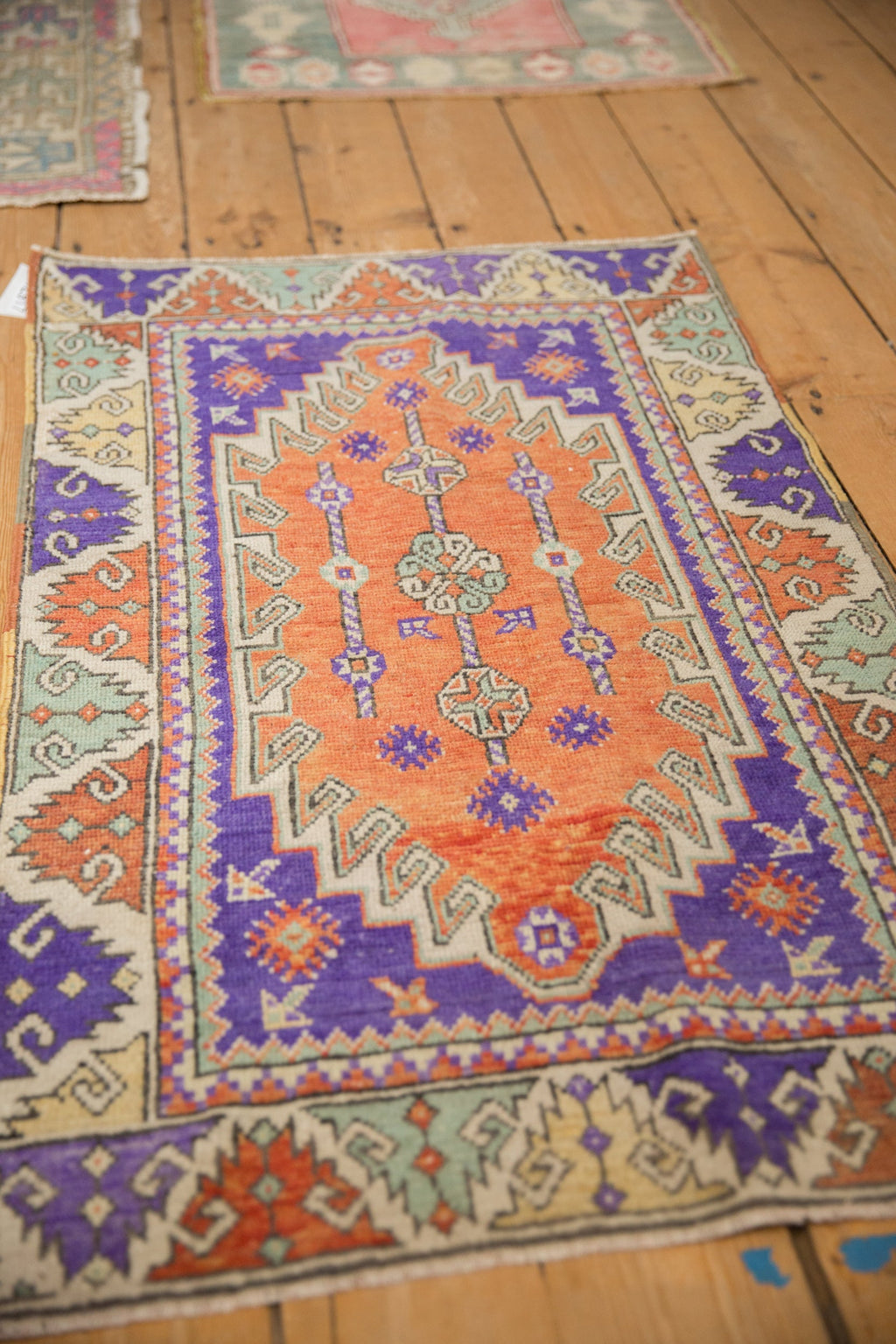 2.5x4 Vintage Distressed Oushak Rug