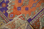 2.5x4 Vintage Distressed Oushak Rug