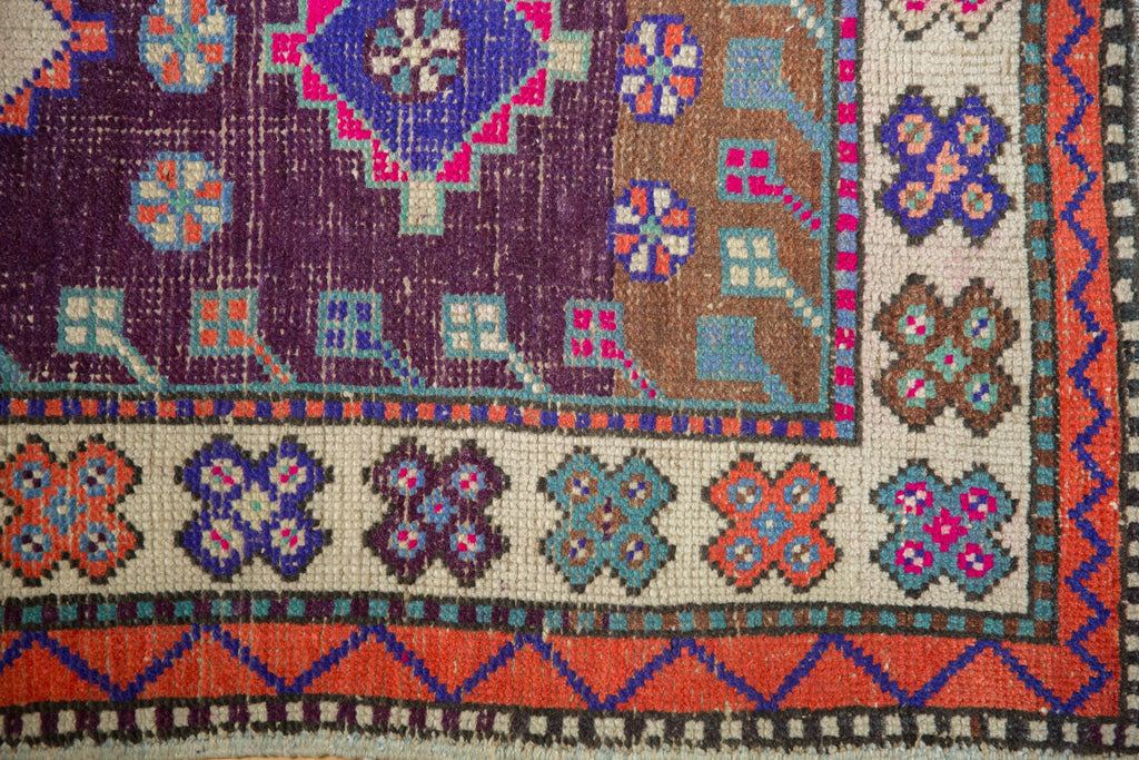 2.5x4.5 Vintage Distressed Oushak Rug